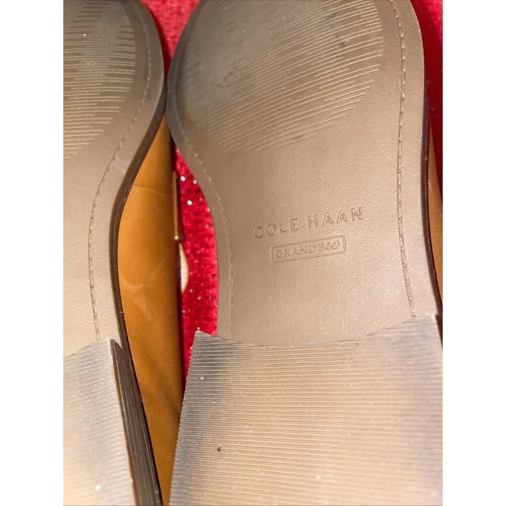 Cole Haan Women's Haverhill Penny Loafers British Tan Leather Size 10B $80 MSRP